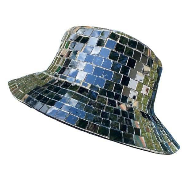 70s Disco Ball Hat - Grunge Style Clothing & Aesthetic Accessories