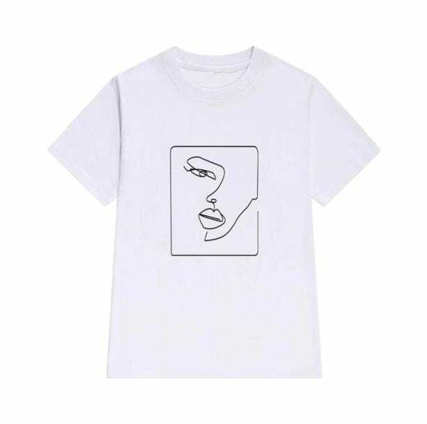 Artsy Abstract T-Shirt: Grunge Style Clothing & Aesthetic Outfit Essential