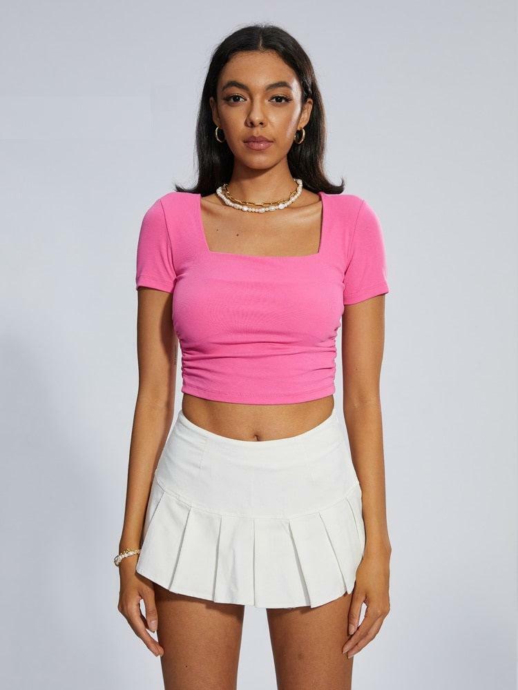 Barbie Crop Top: Trendy Aesthetic Clothing for Soft Girl & Grunge Styles