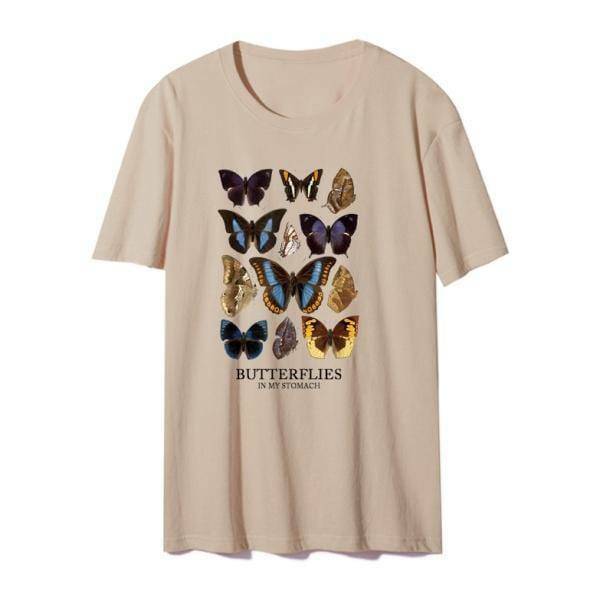 Butterfly Grunge Top: Aesthetic Clothing for Soft Girl & Gothic Styles