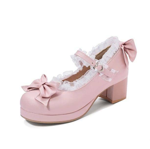 Coquette Aesthetic Pink Heels - Soft Girl Style Footwear for Every Outfit