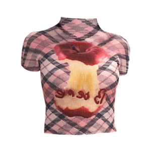 Crispy Apple Crop Top - Grunge Style Clothing & Aesthetic Outfit Essential