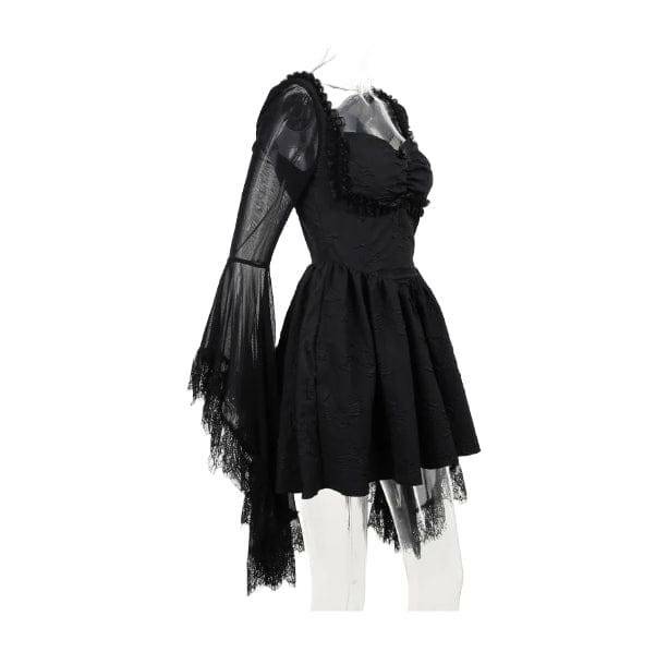 Dark Hour Mini Dress: Grunge Style Clothing with Gothic Aesthetic Vibes