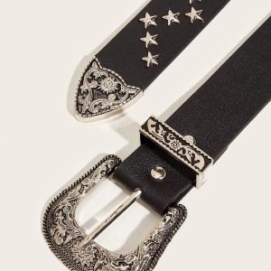 Disco Cowgirl Star Belt: Grunge Style Clothing & Aesthetic Outfits