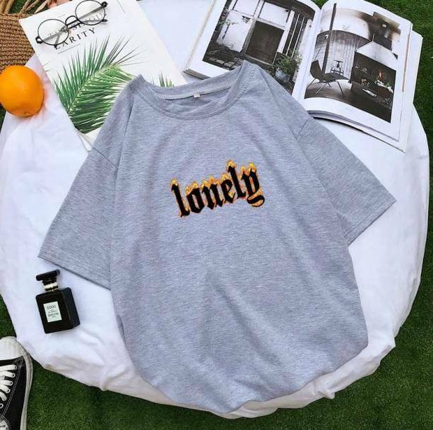 Feeling Lonely Grunge Style T-Shirt - Aesthetic Soft Girl Outfit