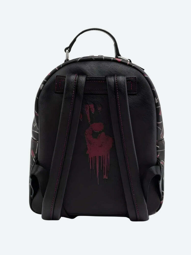 Gothic Friday the 13th Backpack - Grunge Style Aesthetic Bag for Outfits