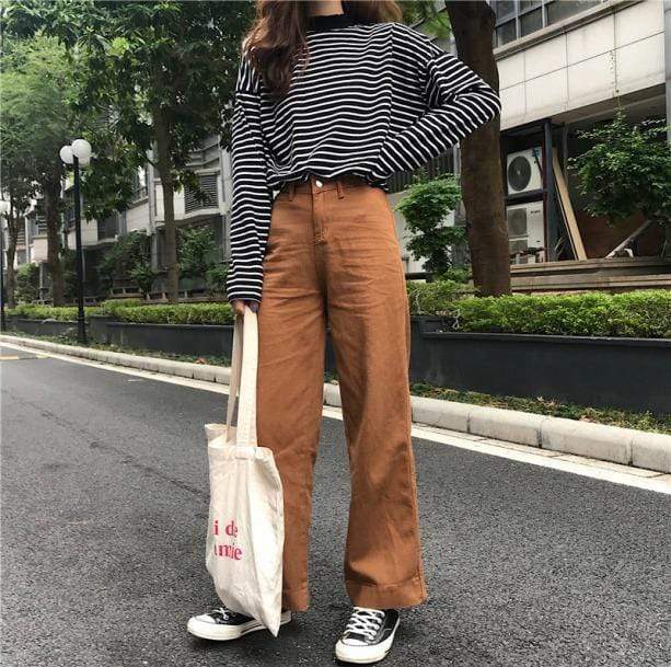 Grunge Style Black & White Stripe Cropped Sweater Vest for Aesthetic Outfits