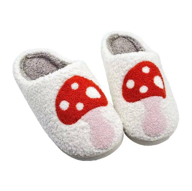 Grunge Style Clothing: Cozy Mushroom Slippers for Aesthetic Outfits