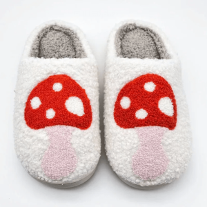 Grunge Style Clothing: Cozy Mushroom Slippers for Aesthetic Outfits