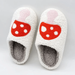 Grunge Style Clothing: Cozy Mushroom Slippers for Aesthetic Outfits