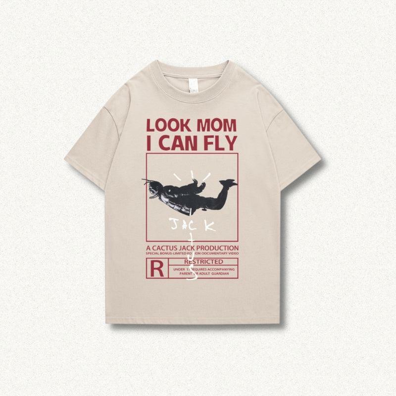 Grunge Style Clothing: Look Mom I Can Fly Tee for Aesthetic Outfits