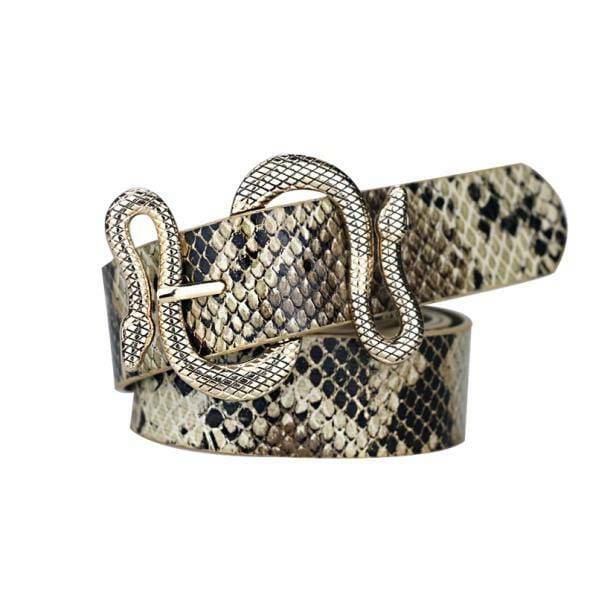 Grunge Style Clothing: Snake Buckle Belt for Aesthetic Outfits