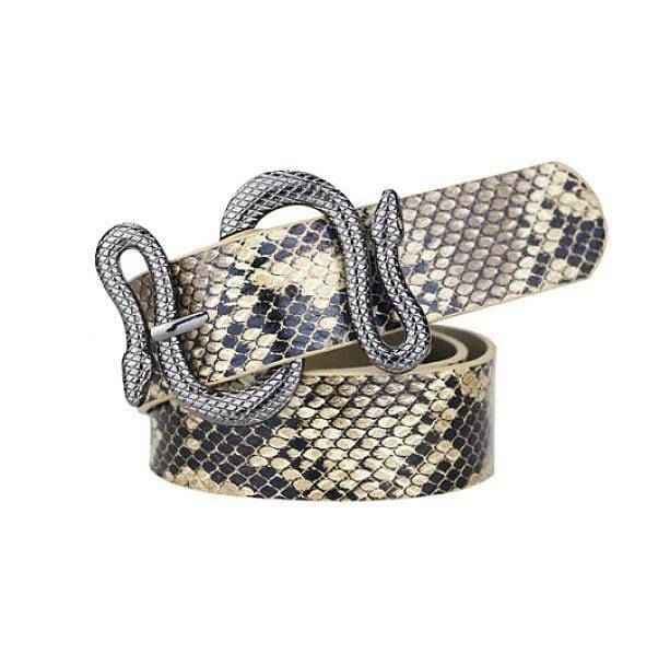 Grunge Style Clothing: Snake Buckle Belt for Aesthetic Outfits