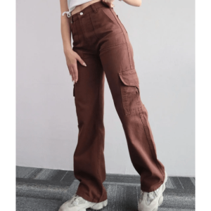 Grunge Style High Waist Cargo Pants - Aesthetic Soft Girl & Goth Fashion