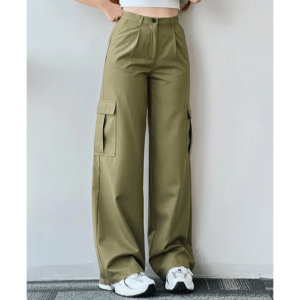 Grunge Style High Waist Cargo Pants - Aesthetic Soft Girl & Goth Fashion