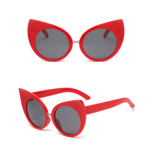 Grunge Style Oversized Kitty Sunglasses for Aesthetic Outfits