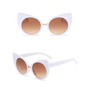 Grunge Style Oversized Kitty Sunglasses for Aesthetic Outfits