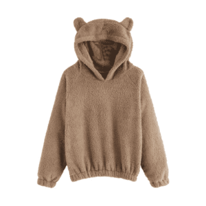 Grunge Style Teddy Bear Hoodie: Aesthetic Soft Girl & Gothic Fashion