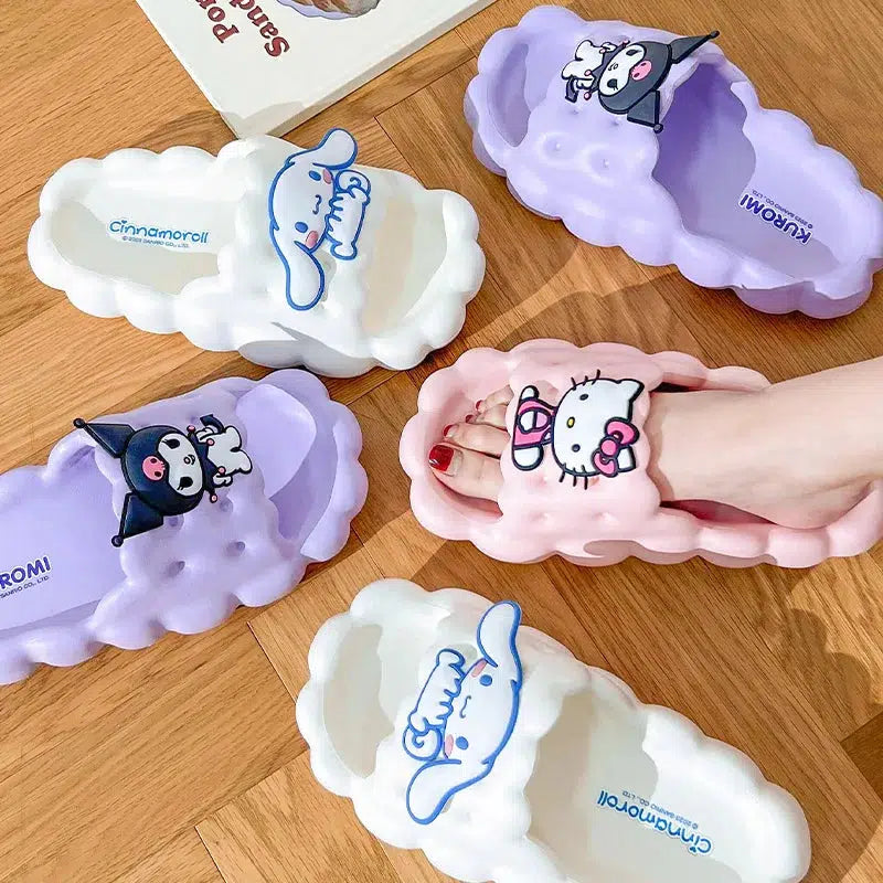 Hello Kitty Cloud Slippers - Cute Aesthetic Footwear for Cozy Vibes