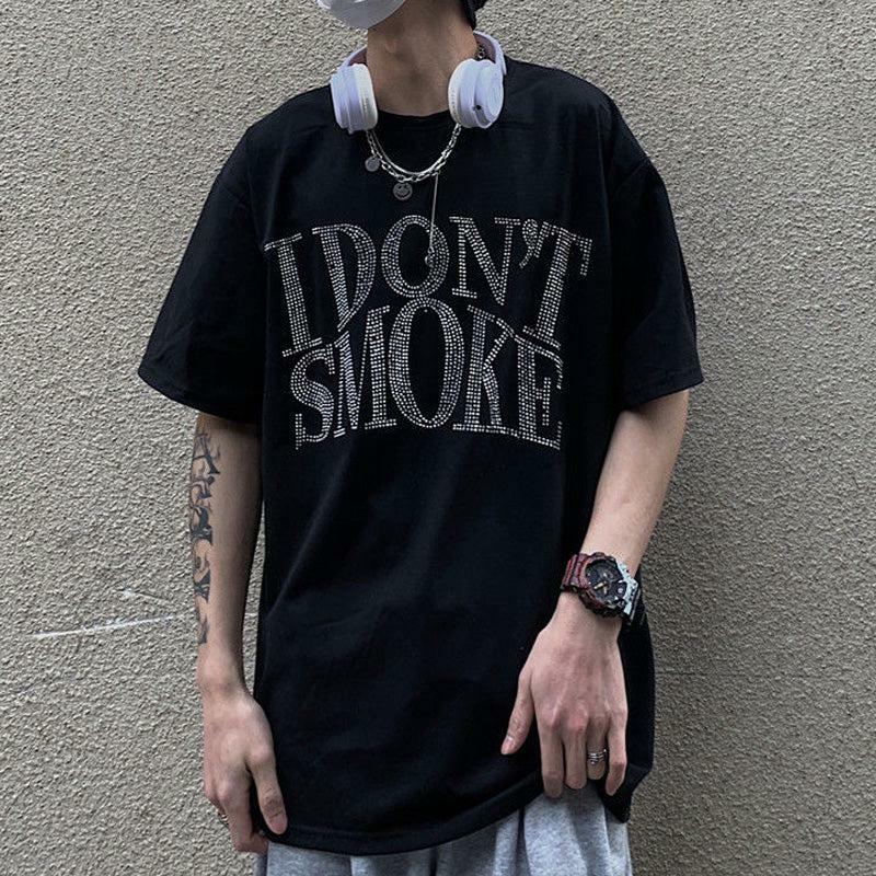 I Don't Smoke Tee - Grunge Style Clothing for Aesthetic Outfits