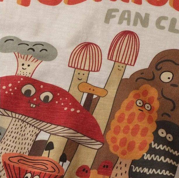 Indie Mushroom T-Shirt: Grunge Style Clothing for Aesthetic Outfits