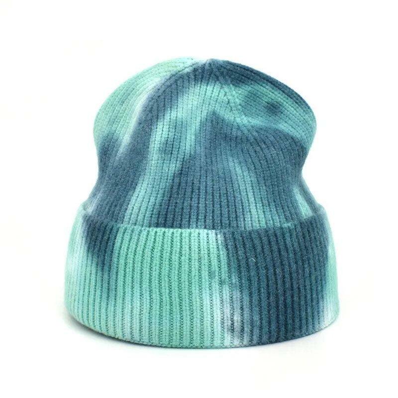 Indie Tie Dye Beanie - Grunge Style Aesthetic Accessory for Unique Outfits