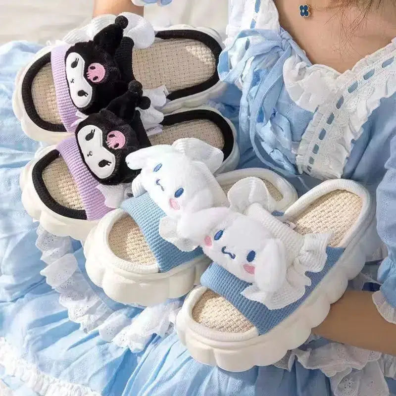 Kawaii Sanrio Slippers: Cute Aesthetic Footwear for Soft Girl Style