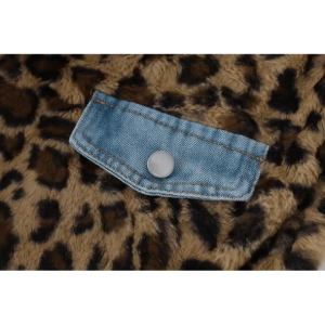 Leopard Print Reversible Jacket - Grunge Style Aesthetic Outerwear