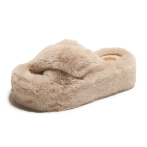 Plushy Platform Slippers: Cozy Aesthetic Footwear for Soft Girl Style