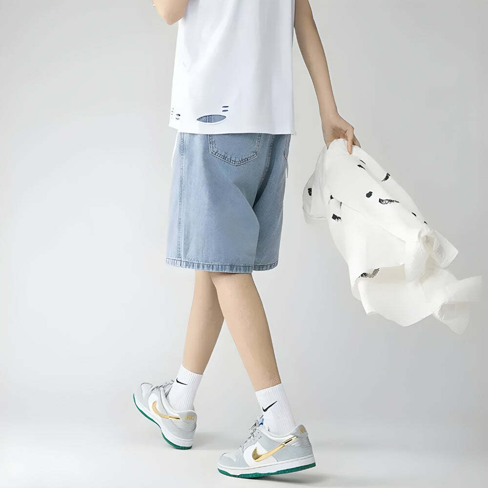 Soft Boy Wide Leg Shorts - Grunge Style Clothing & Aesthetic Outfit