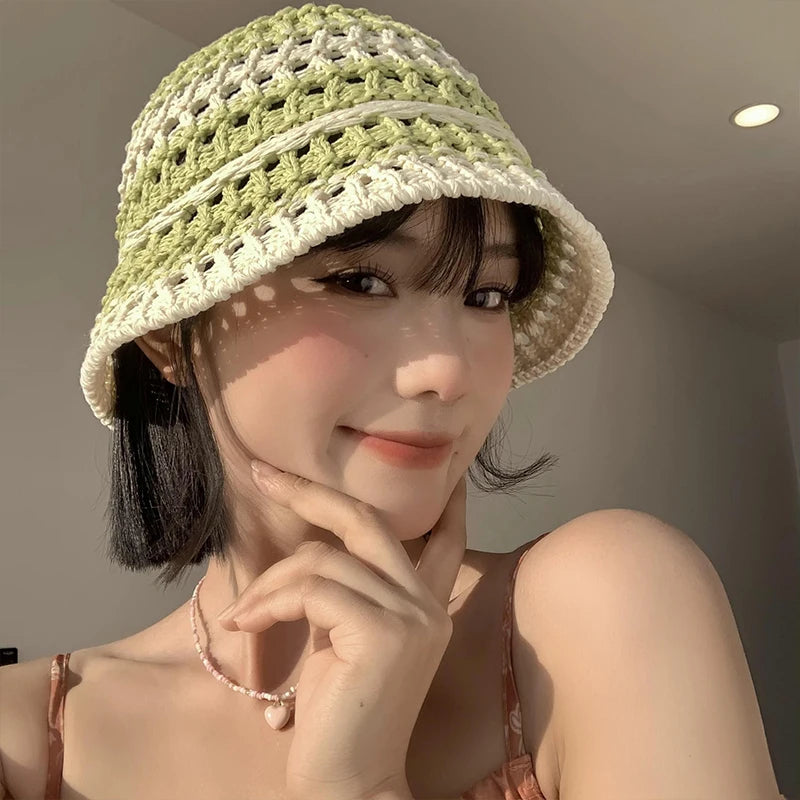 Soft Girl Aesthetic Summer Bucket Hat - Trendy Grunge Style Accessory