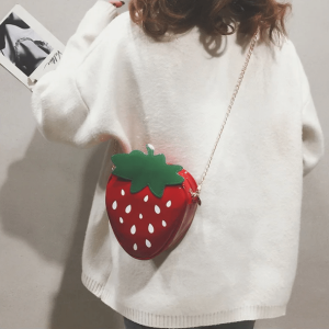 Strawberry Handbag: Cute Aesthetic Accessory for Soft Girl & Grunge Styles