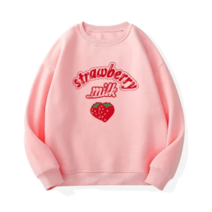 Strawberry Milk Grunge Style Cropped Sweater Vest - Aesthetic Outfit