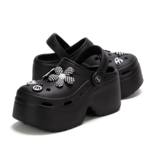 Trendy Aesthetic Platform Crocs for Grunge, Soft Girl, and Gothic Styles