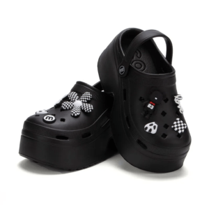 Trendy Aesthetic Platform Crocs for Grunge, Soft Girl, and Gothic Styles