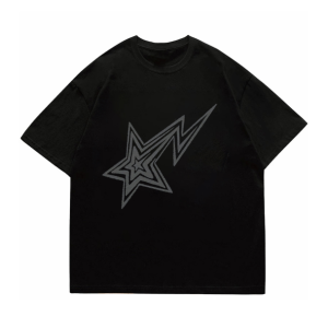 Y2K Star Graphic Tee - Trendy Grunge Style Clothing for Aesthetic Outfits