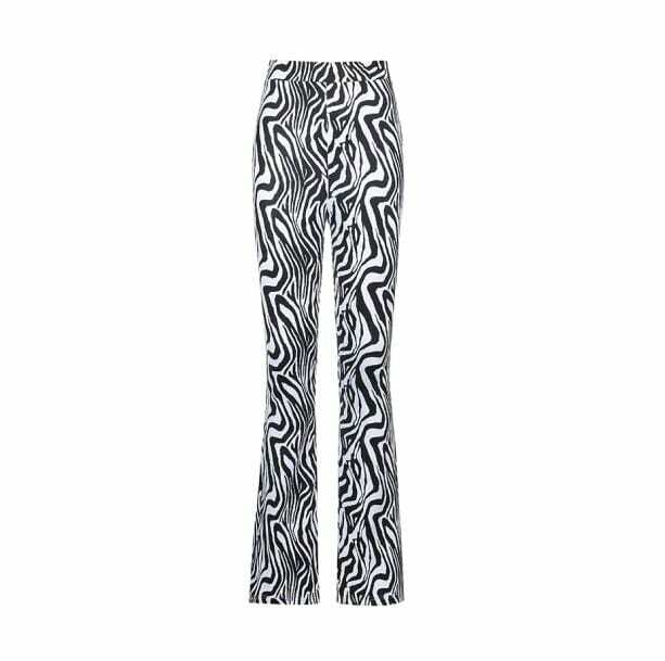 Y2K Zebra Pants: Grunge Style Clothing for Aesthetic Outfits